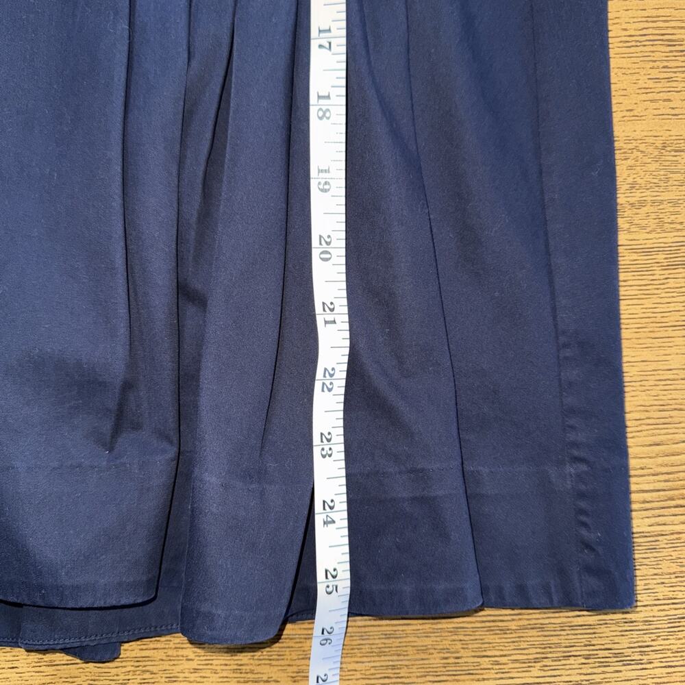 COS Women’s Navy Gathered Pleated Waist Cotton LS Blouse Sz 2 Minimalist EUC - Picture 6 of 10